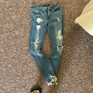 Express distressed denim